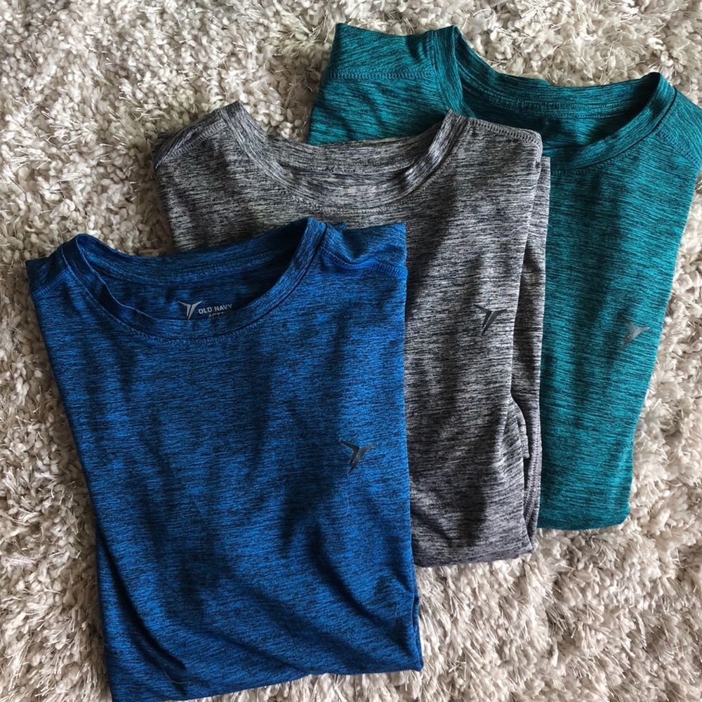 3 Men’s Old Navy Active Shirts